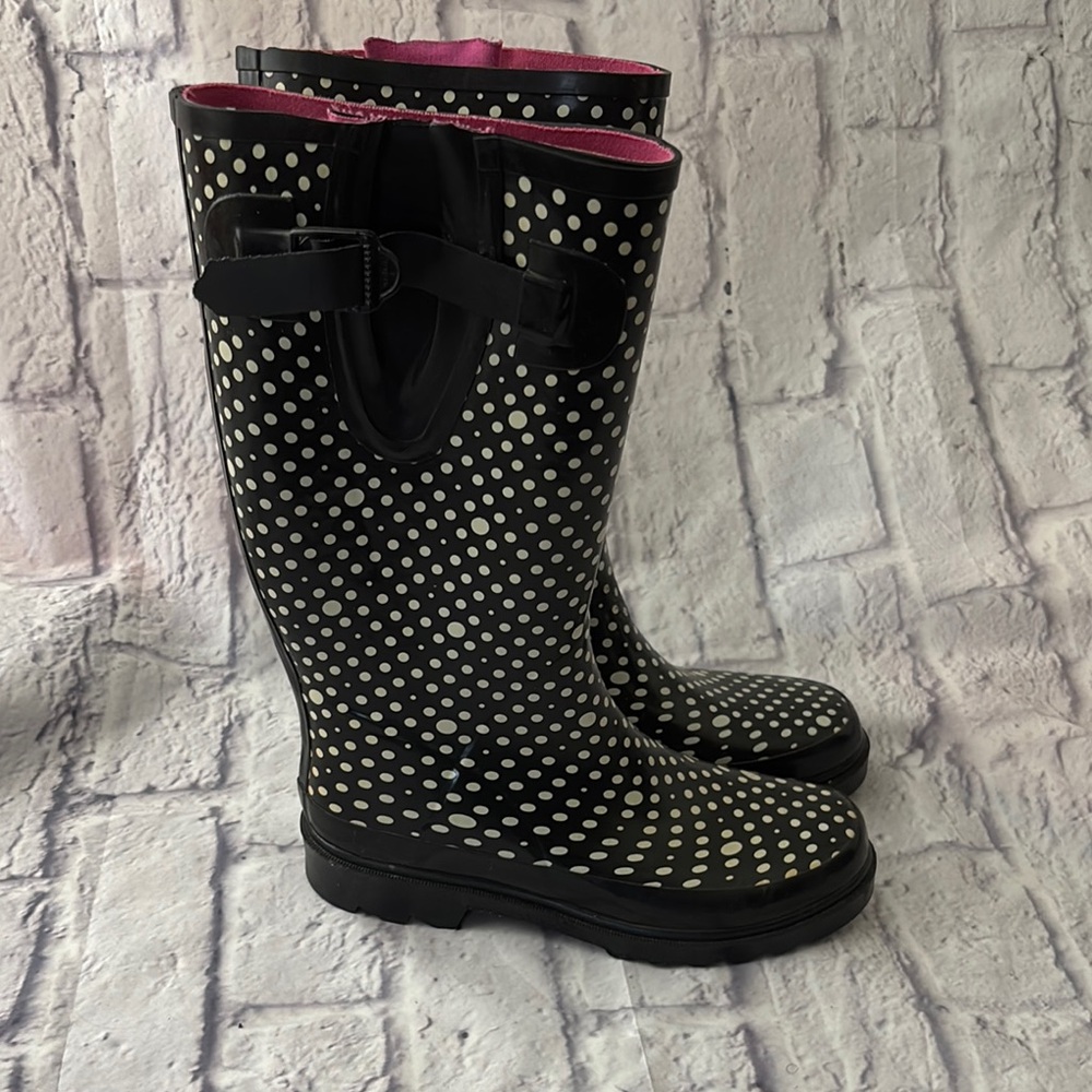 🔵Polka Dot Rain Boots